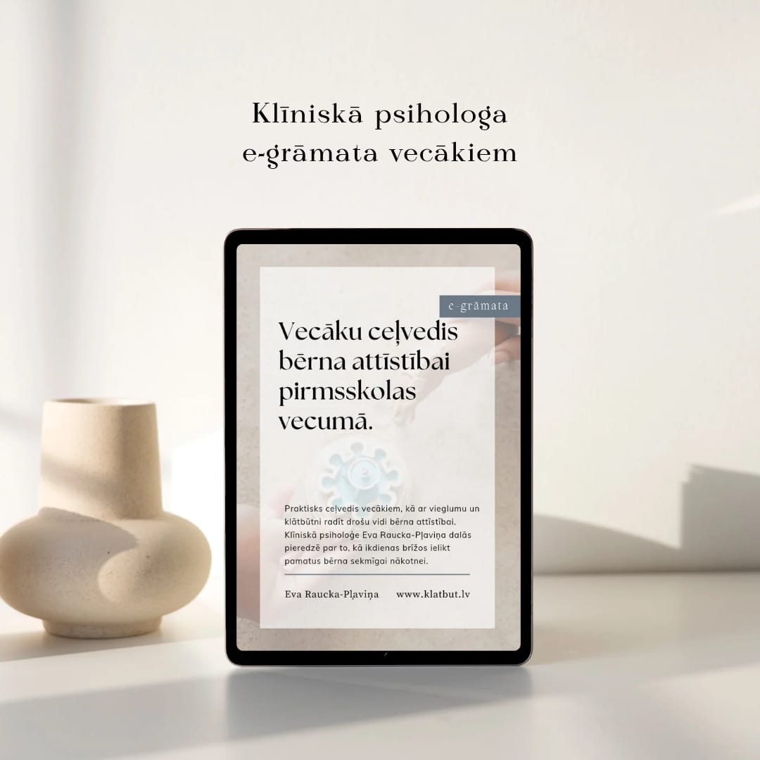 Vecāku ceļvedis bērna attīstībai pirmsskolas vecumā