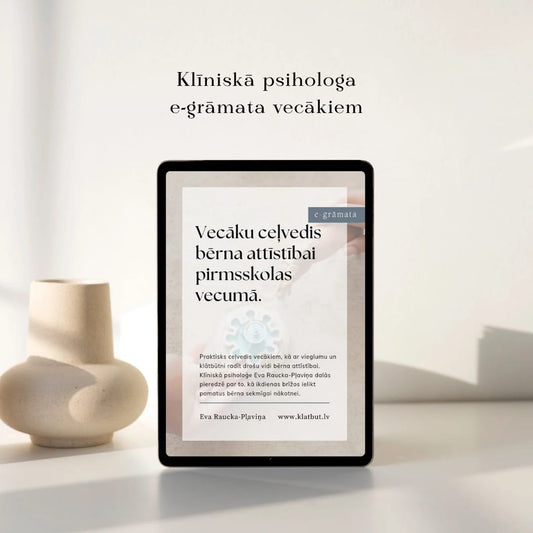 Vecāku ceļvedis bērna attīstībai pirmsskolas vecumā